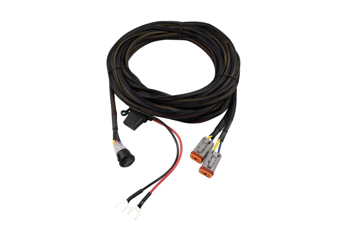 Diode Dynamics Light Duty Dual Output 4-Pin Wiring Harness - Prinsu ...