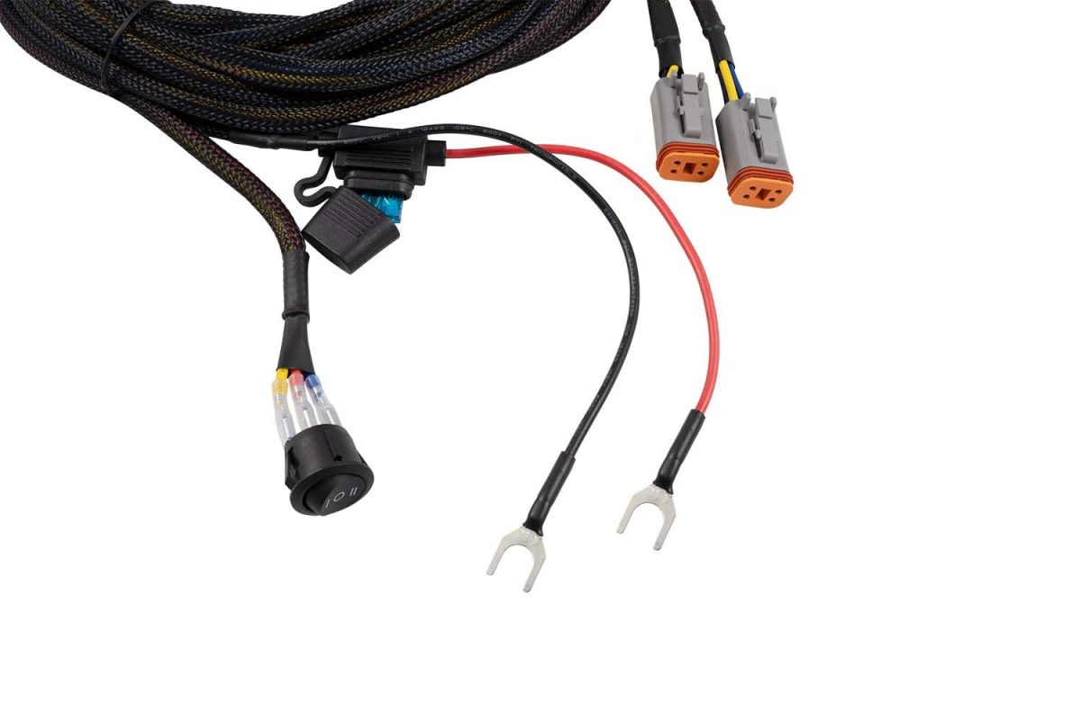 Diode Dynamics Light Duty Dual Output 4-Pin Wiring Harness - Prinsu ...