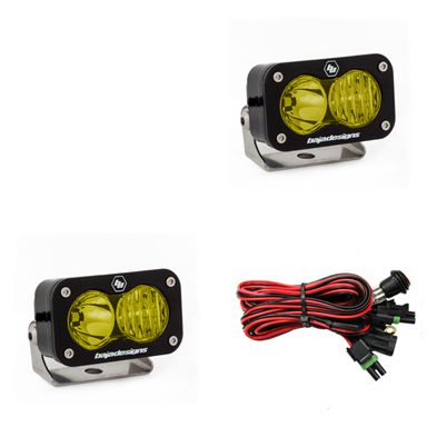 Baja Design S2 Pro, Pair Driving/Combo, LED, Amber | Prinsu