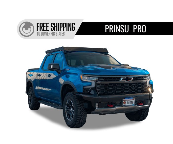 Chevy Silverado 1500 Crew Cab Prinsu Pro Roof Rack | 2019-2026
