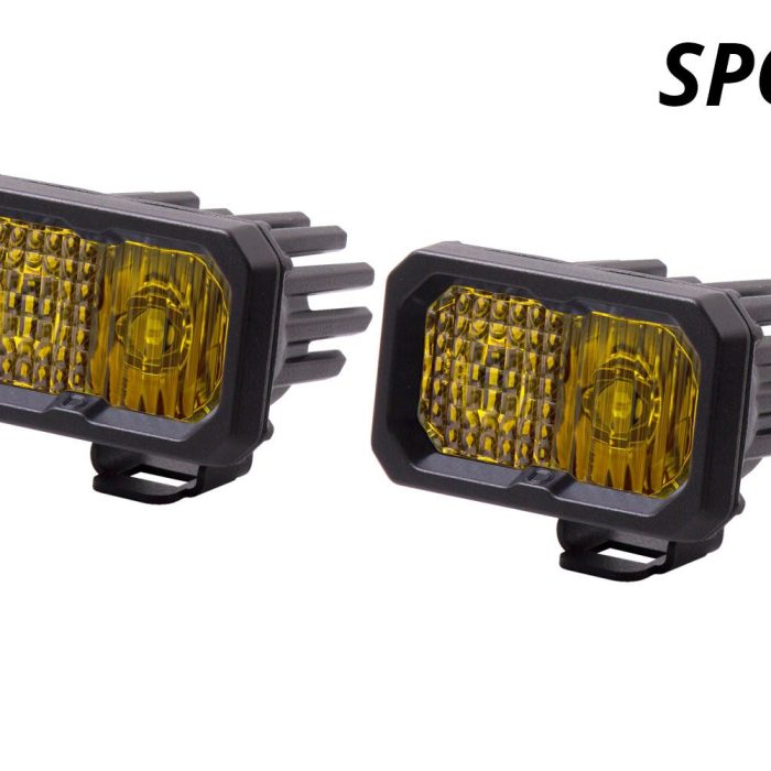 Stage Series 2" SAE Yellow Sport Standard LED Pod - Combo | ABL